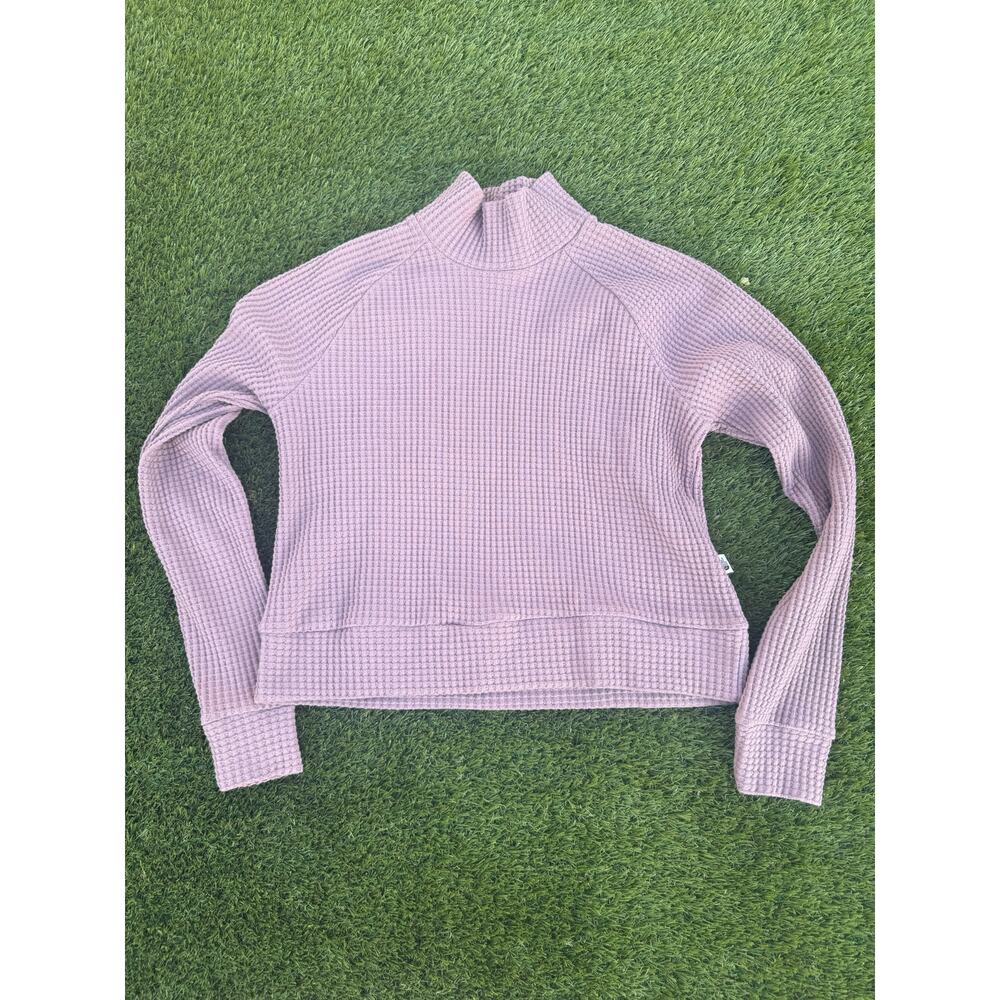 The North Face Women's Long Sleeve Mock Neck Chabot Top Sweater Pink XS